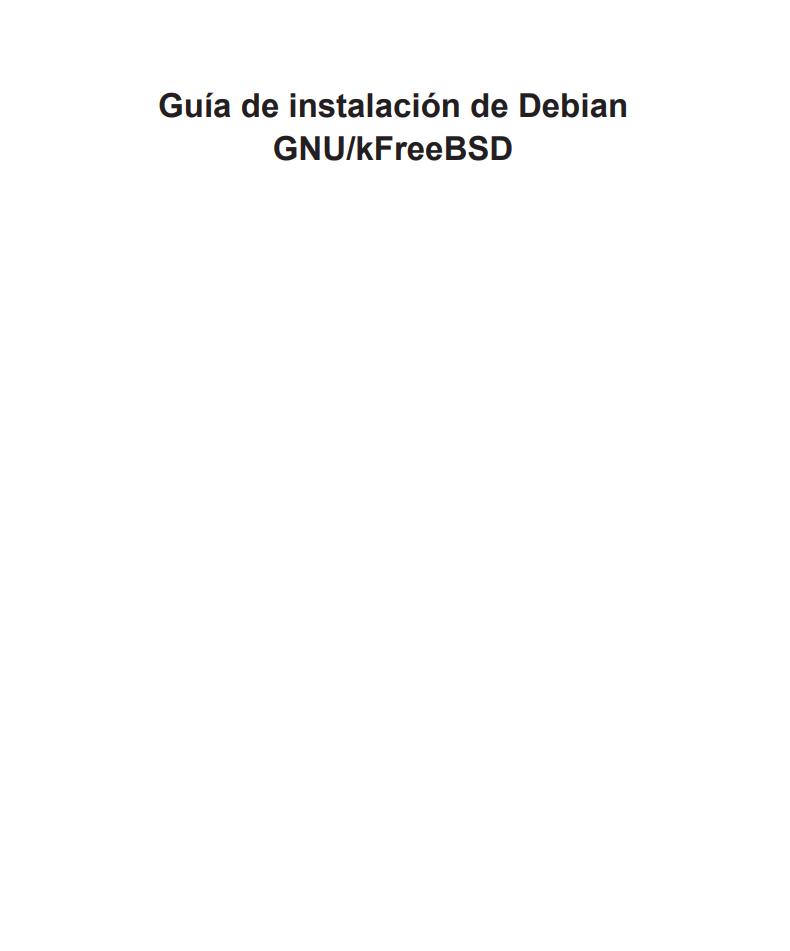 Imágen de pdf Guía de instalación de Debian GNU/kFreeBSD